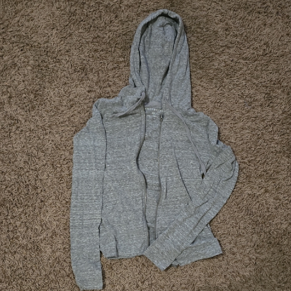 Aeropostale Gray Teddy Jacket